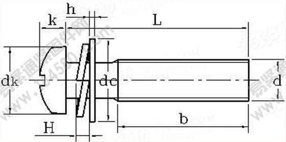 GB /T 9074.8-1988 十字槽小盤頭螺釘、平墊和彈墊組合執(zhí)行標(biāo)準(zhǔn)