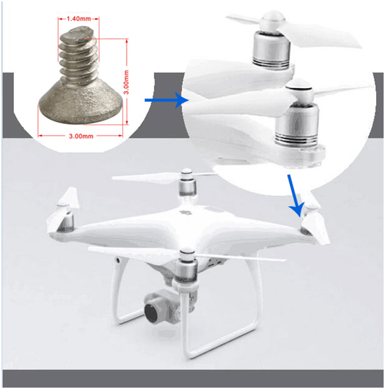 大疆無(wú)人機(jī)螺絲定制